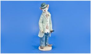 Lladro Figure `Circus Sam`. Model number 5472. Issued 1988. Height 8.5 inches. Mint condition.