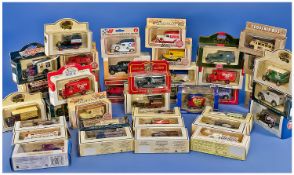 A Collection of Approximately 41 Model Cars, comprising Corgi 57501 Cadbury`s Cream Egg car, Die-