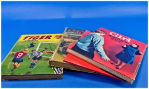 Vintage Comic Annuals. Tiger annuals number 1 (1957) and number 2 (1958). Very rare ``I want to be