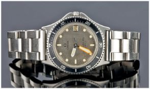 Rare Omega Seamster 120m Quartz Gents Wristwatch. Cal 1337 movement dated 1980. Steel  bracelet.