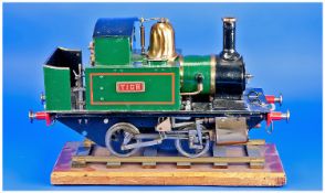 A 3.5 Inch Gauge Locomotive. Scratch built named ``Tich``. Working model, untested. Length 16