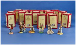 Royal Doulton `Bunnykins` Figures, 16 in total. All figures with boxes, some also with