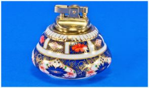 Royal Crown Derby Imari Pattern Table Lighter. c.1980`s. Excellent condition. 3.25 inches high.