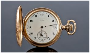 Elgin National Watch Co. Very \Fine High Carat Gold Plated Pocket Watch, warranted 25 year. 17