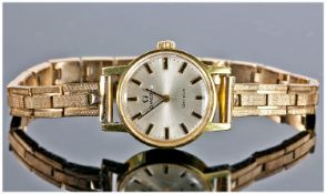Omega Vintage Manual Wind Ladies Gold Plated Wrist Watch working order. Condition good.