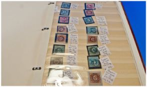 An Excellent Collection Of 75 Bouvarien Stamps. There are a few old letters. This is a fine group