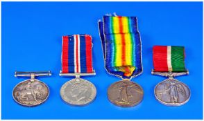 Queen Elizabeth II General Service Medal With Bar 1953-1962 Tudor Crown Head. 1, Plus a silver