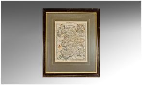 Old Map of Lancashire AD 1750 by T Kitchin. Printed for R Baldwin Junior at The Rose in Pater