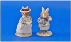 Royal Doulton Brambly Hedge Series. 1, large size Mr Apple. 2, large size Mrs Apple. In original