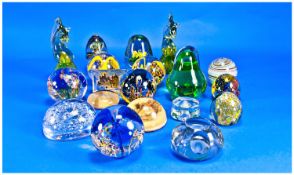 Collection Of Paperweights & Dumps. Various sizes.