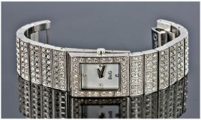 Dolce And Gabbana Stainless Steel Wrist Watch. 88AO. Working order.