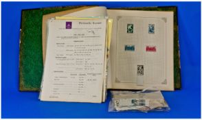 Stamp Album Containing Mostly Early To Late 20thC Commonwealth Stamps, Countries Include Great