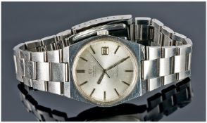 Gents Stainless Steel Omega Automatic Wristwatch.