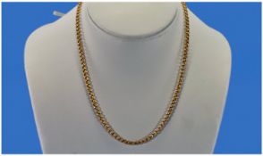 18ct Gold Belcher Chain. 5.5grams. 16.5`` in length.