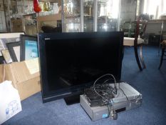Sony Flat Screen TV. Model no KDL32 W55-00 38 inches with DVD and Video Player.