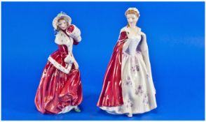 Royal Doulton Figures Including `Masquerade` HN2251, 8.5`` in height  plus ` Fair Lady` HN 2193, 7.