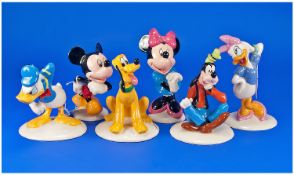 Royal Doulton Walt Disney `Mickey Mouse` Collection, Complete Set Of Six Figures. 1, Mickey Mouse,