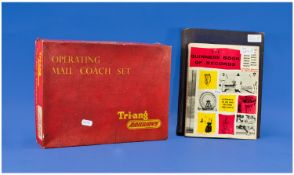 Triang Railways Boxed Operating Mail Coach Set. Together with the Guinness Book of Records and The
