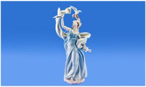 Lladro Figure Millennium Collection `New Horizons`. Model number 6570. Issued 1999-2000. Sculpted
