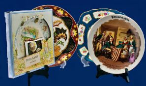Four Various Porcelain Decorative Plates.