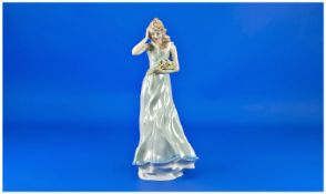 Royal Doulton Reflections, `Windflower` Figure, HN 3077, 1986, 12½ inches high, stamped to base.