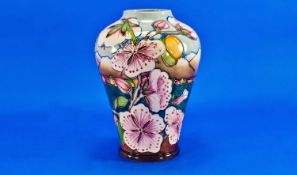 Moorcroft ``Elounda`` Vase. Designer Alicia Aimison. Shape 576/9``. Limited edition No. 181/350.