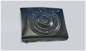 GERMAN SS BLACK BELT BUCKLE.