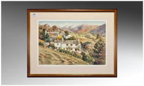 Judy Boyes Signed Limited Edition Print, entitled, `The Troutbeck Fells From Town Foot`, limited