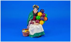 Royal Doulton Figure `The Old Balloon Seller` Style One. HN 1315. Issued 1929-1998. 7.5`` in