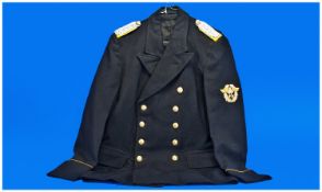 GERMAN RARE ``WATER CUSTOMS`` OFFICERS  TUNIC with arm badge and epulated.