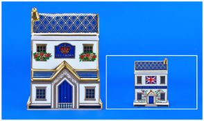 Royal Crown Derby Paperweight. Miniature Public House, number 350 of limited edition of 500. Issued