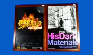 Theatre Posters, National Theatre London. Phillip Pullman`s `His Dark Materials`, Olivier Theatre,