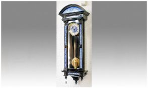 Rare and Unusual Gustav Becker Regulator One Weight Wall Clock of exhibition quality, with an