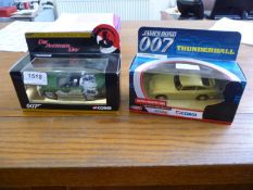 Two Small James Bond model cars. One Aston Martin, another one ``Die Another Day`` Jaguar XKR. Both