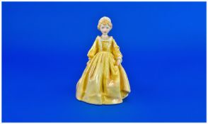 Royal Worcester Figure `Grandmother Dress`, RW 3081. Modelled by F.G. Doughty. 6.5`` high.