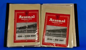 Arsenal Home Programmes 1952-53 Season. A full set of Arsenal home programmes from the 1952-53