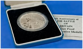1990 Silver Proof Commemorative Medallion, commemorating the 50th Anniversary of The Battle of