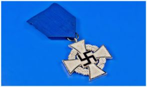 WWII German 25yr Faithful Service Medal