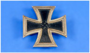 German Iron Cross First Class in Case of Issue. Pin stamped L/17.