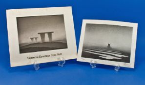 2 Limited Edition Pencil Signed Prints by Trevor Grimshaw Sepia Colours: Numbered 332/350 and 224/