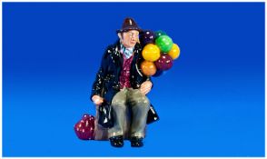 Royal Doulton Figure `The Balloon Man`. HN 1954. Issued 1940. 7.25`` in height. First quality and
