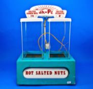 `Sun Pat` American Style Vintage `Hot Salted Nuts` Dispenser. 21 inches in height.