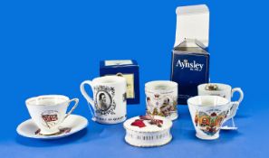 Collection of Commemorative Ware, comprising King Edward VII Marriage Mug, dated 1902, Pope John