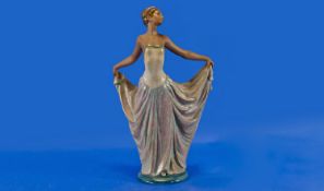 Lladro Gres Figure `Dancer` model no 2267. Issued 1994. Height 11.5 inches. Excellent condition.