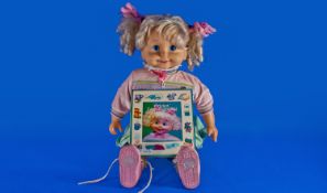 Playmates Toys Inc. 1986 Cricket Doll. `Cricket Goes Camping` With Book.