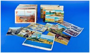 Collection of Assorted Postcards, in two boxes, mostly depicting various tourist sights and holiday