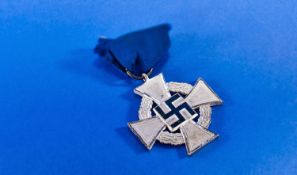 Nazi 25 Year Long Service Medal.