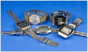 Collection Of Mixed Watches, Comprising Seiko & Citizen. A/F Spares Or Repairs