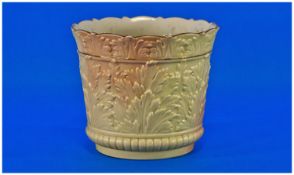 Locke and Co. Worcester Blush Ivory Jardiniere, c.1880`s. 6.25 inches in height.