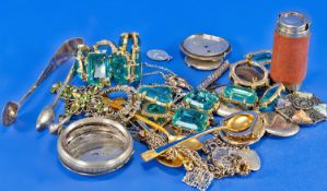 Small Collection of Assorted Costume Jewellery and Watch Parts,